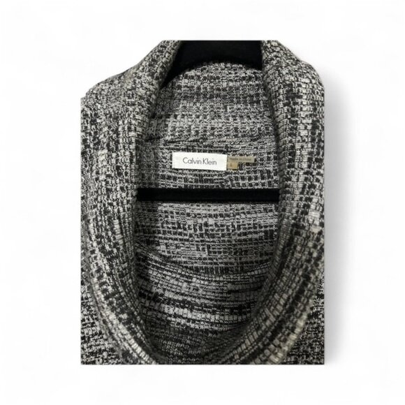 Calvin Klein Sweater Dress (Color: Black/White - Size: Large) - Picture 5 of 7